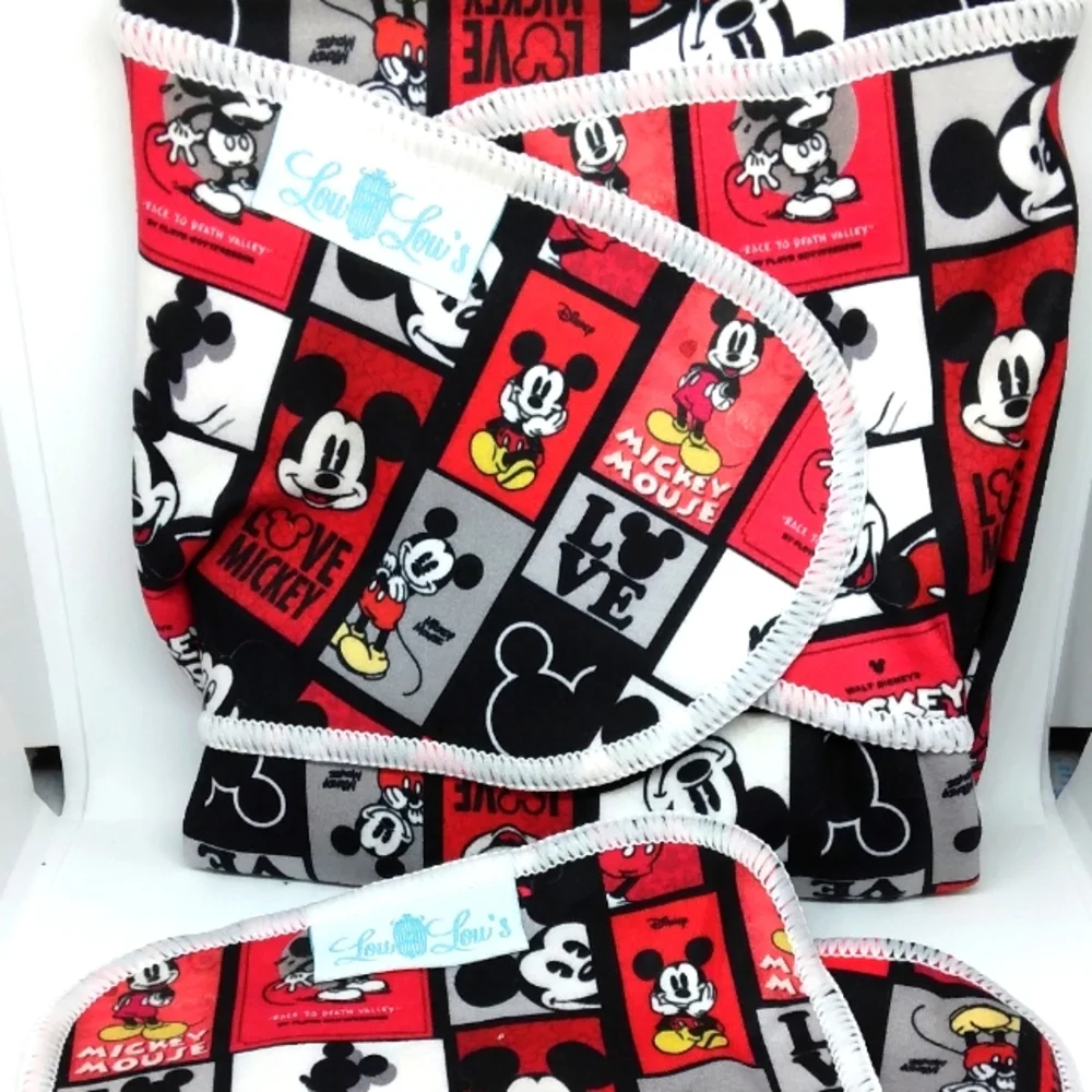 Mickey mouse cloth diaper preflat
